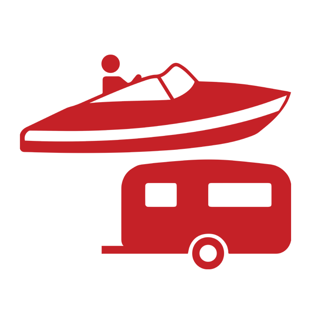 boat and caravan icon