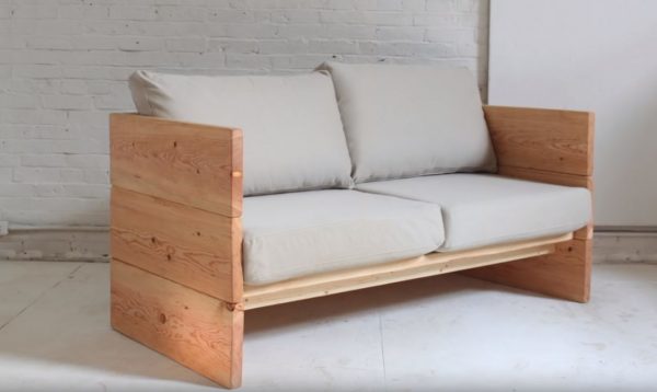 home made couch